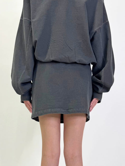 加工裏毛ミニスカート