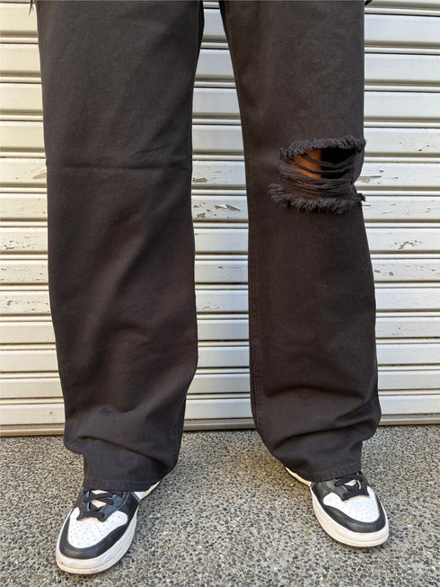 EG Blackツイルワイドパンツ