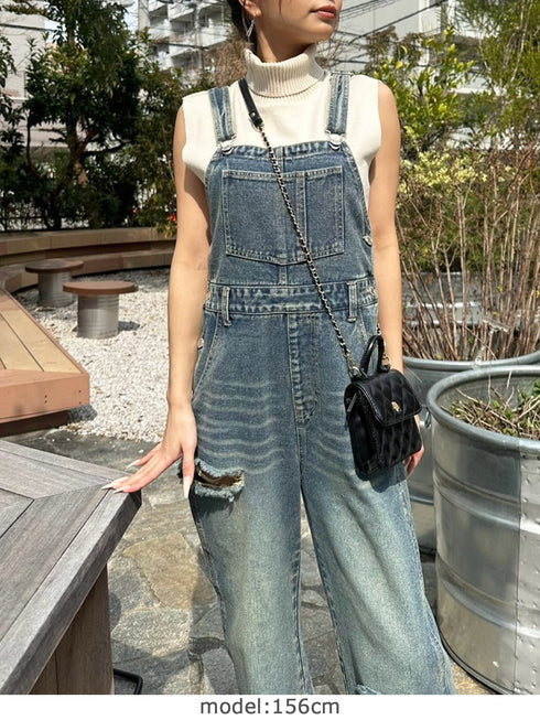 ヴィンテージデニムオーバーオール