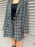 ワイドベルト付ダブルジャケット