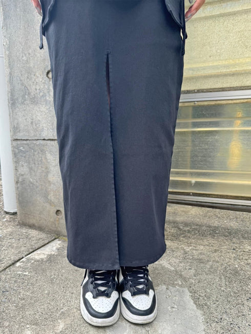 レイヤード風カーゴスカート