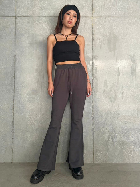 ロゴ刺繍加工風スウェットパンツ