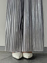 シャイニープリーツワイドパンツ