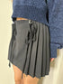 リボンプリーツミニスカート
