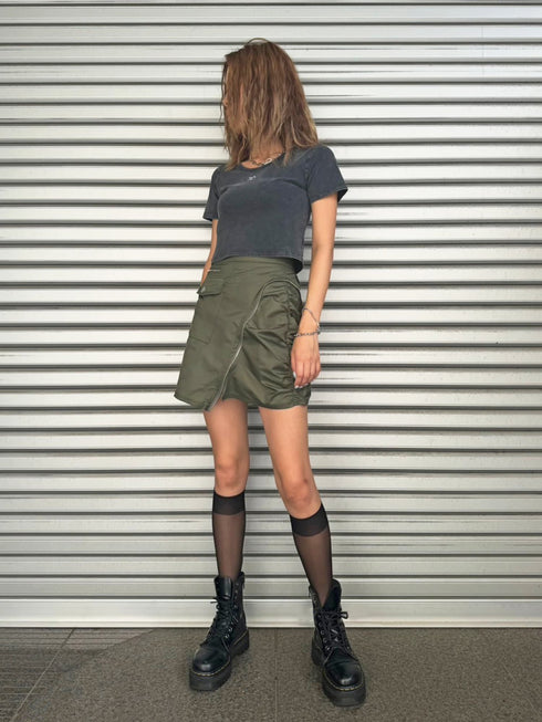 ロゴ刺繍加工チビT