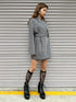 ワイドベルト付ダブルジャケット