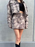 ニュアンス柄ミニスカート