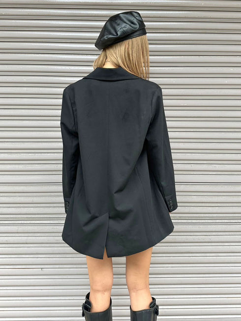 ワイドベルト付ダブルジャケット