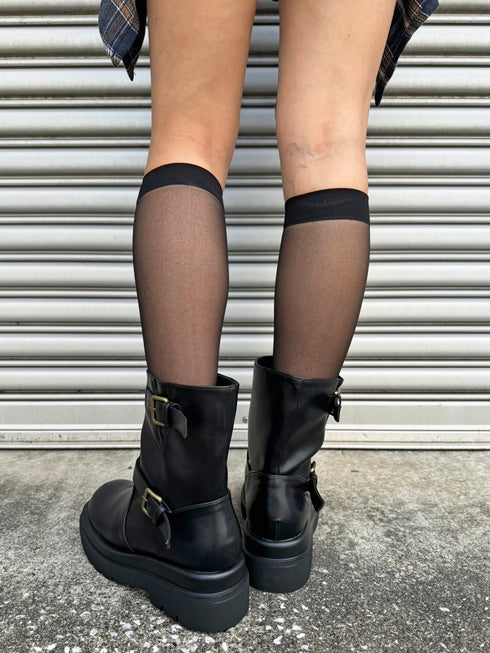 2ベルトエンジニアショートブーツ