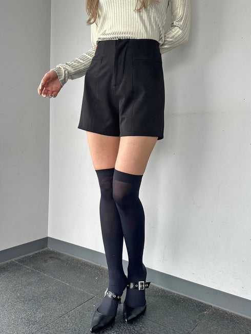 ハイウエストショートパンツ