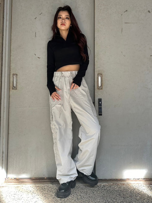 プチタートルハーフジップトップ