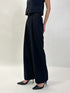 マーブル釦ワイドパンツ