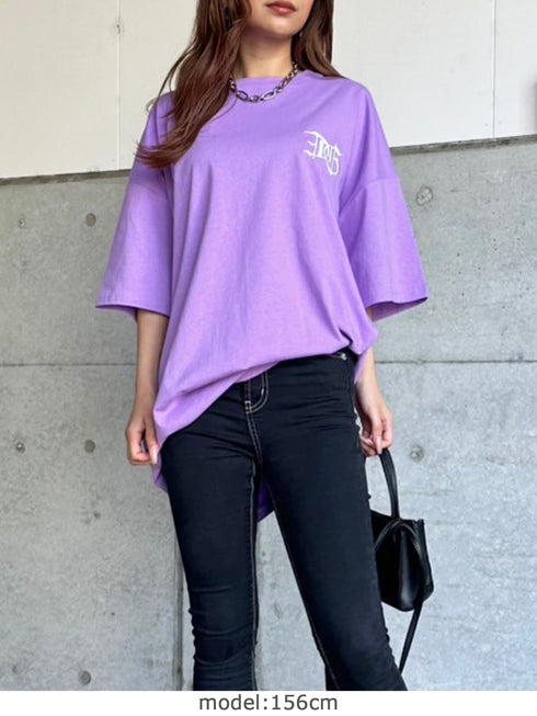 BIG刺繍ユニセックスTシャツⅢ