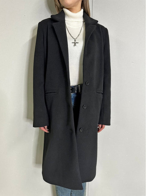 3釦Iラインチェスターコート