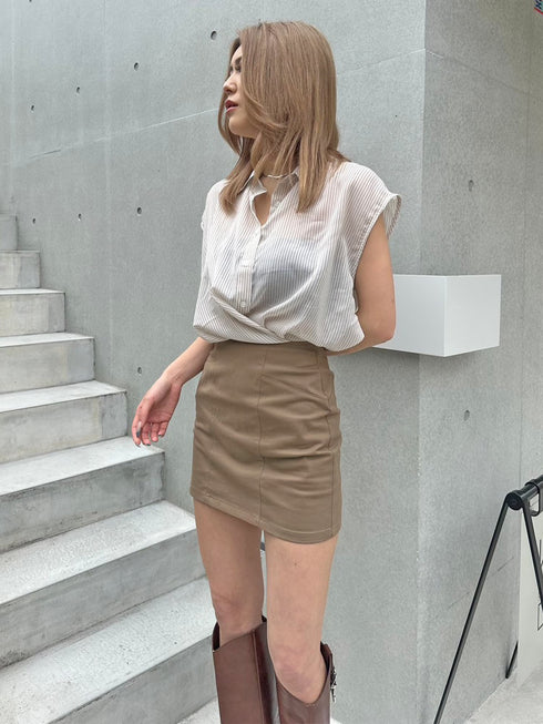 シャツドッキングワンピース