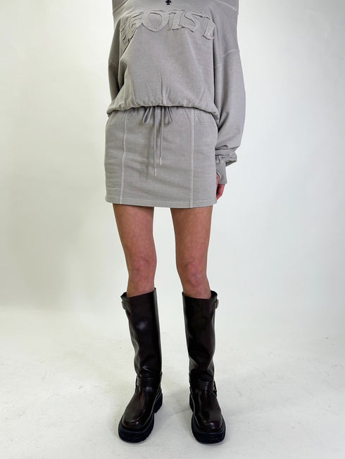 加工裏毛ミニスカート