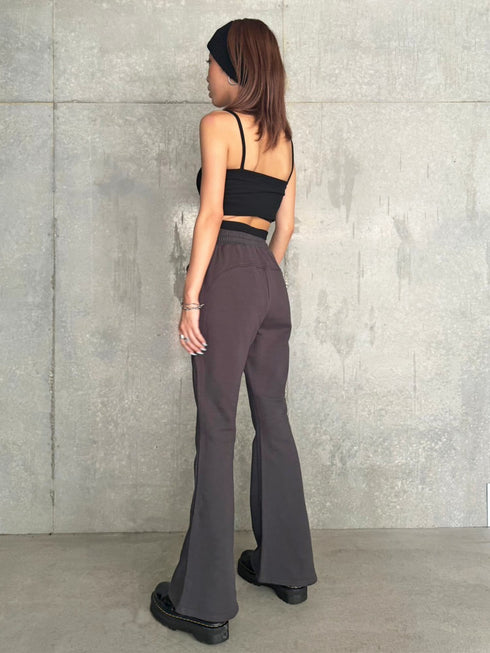 ロゴ刺繍加工風スウェットパンツ