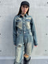 ヴィンテージ加工デニムオールインワン