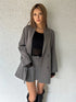 ワイドベルト付ダブルジャケット