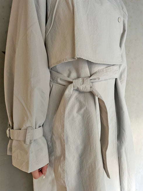 ナイロンロングコート