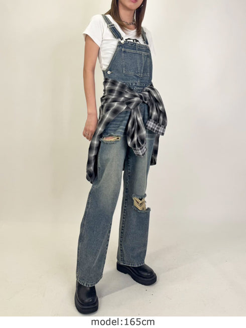 ヴィンテージデニムオーバーオール