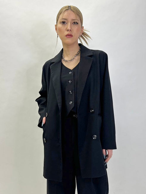 スリーブレスジャケットベスト