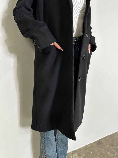 3釦Iラインチェスターコート