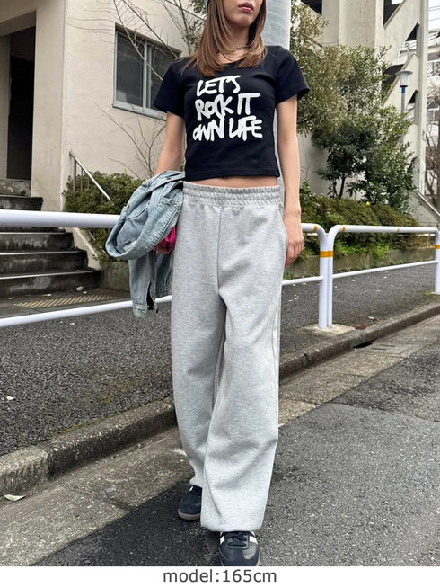 手書き風ロゴTシャツ