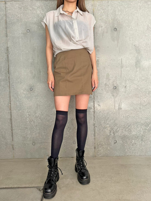 シャツドッキングワンピース