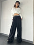 コントラストトリムスウェットカーゴパンツ