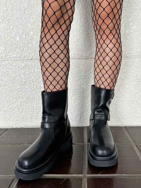 2ベルトエンジニアショートブーツ