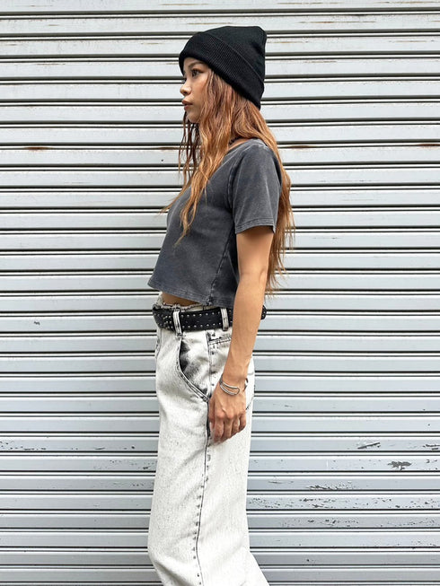 ロゴ刺繍加工チビT