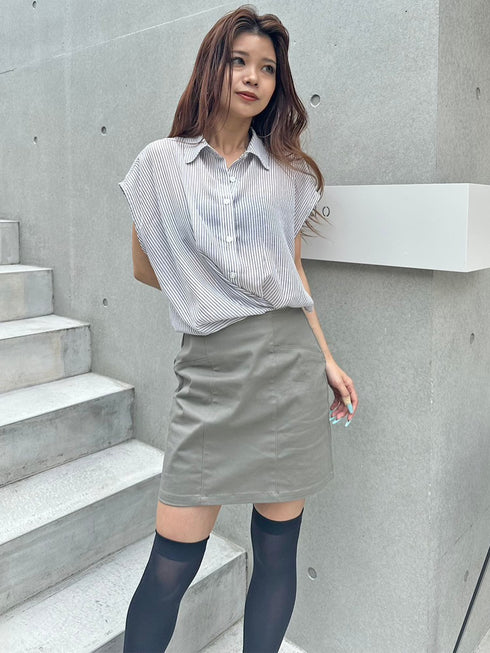シャツドッキングワンピース