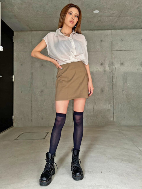 シャツドッキングワンピース