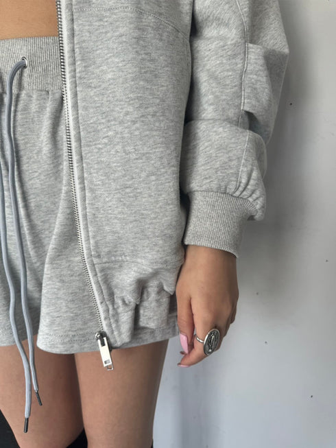 スタンドネックスウェットセットアップ