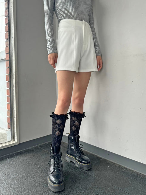 ハイウエストショートパンツ