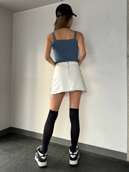 リブパイピングキャミトップス