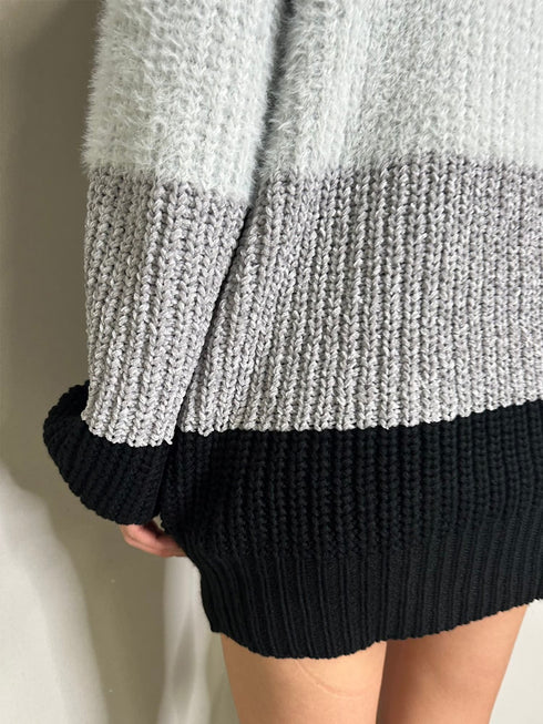 3カラー肩あきニットトップスⅡ