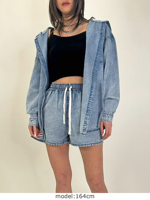 ケミカルフードシャツ