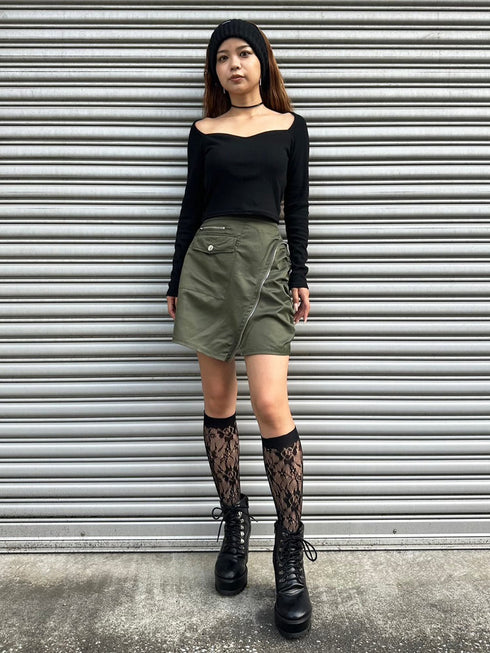 MA-1風ミニスカート