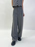 マーブル釦ワイドパンツ