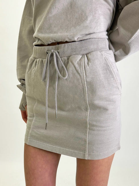 加工裏毛ミニスカート