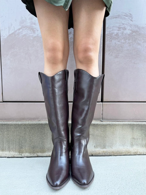 ポインテッドトゥウエスタンブーツ