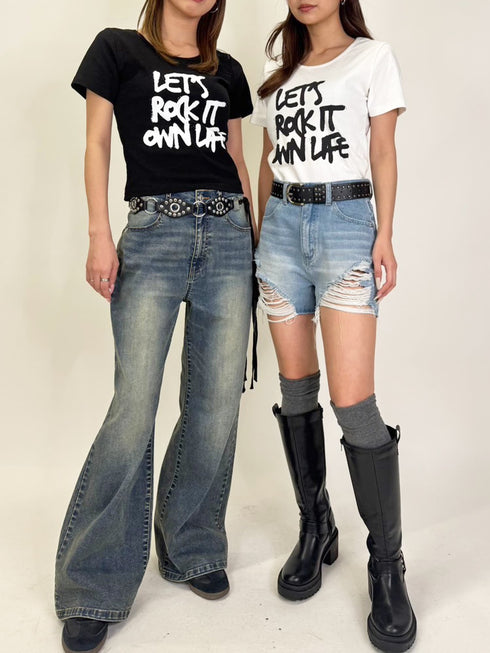 手書き風ロゴTシャツ