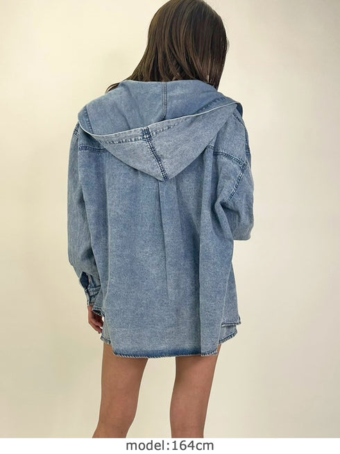 ケミカルフードシャツ