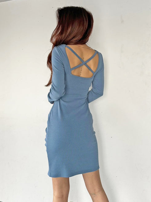 ギャザーリブミニワンピース