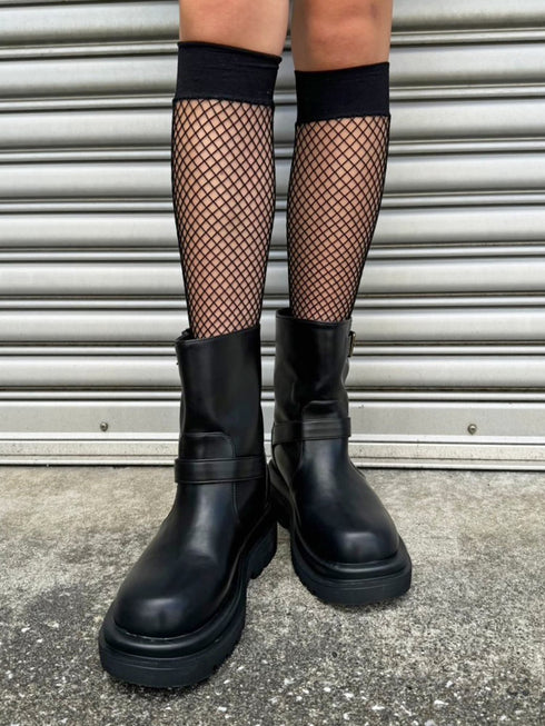 2ベルトエンジニアショートブーツ