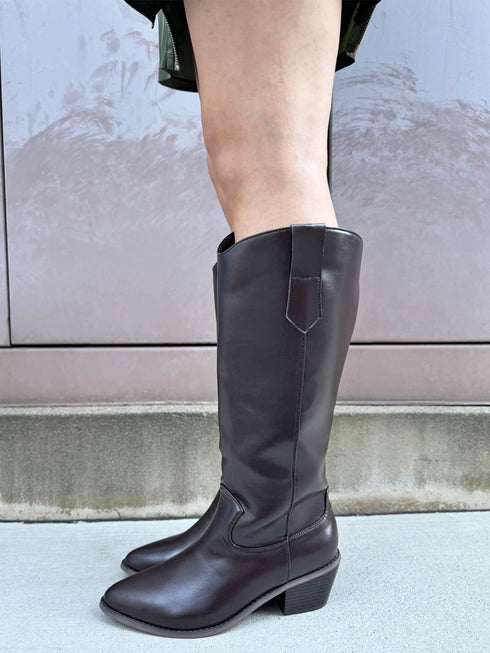 ポインテッドトゥウエスタンブーツ