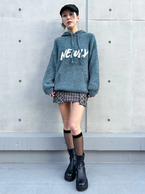 NEWLYモールニットトップ