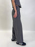 マーブル釦ワイドパンツ